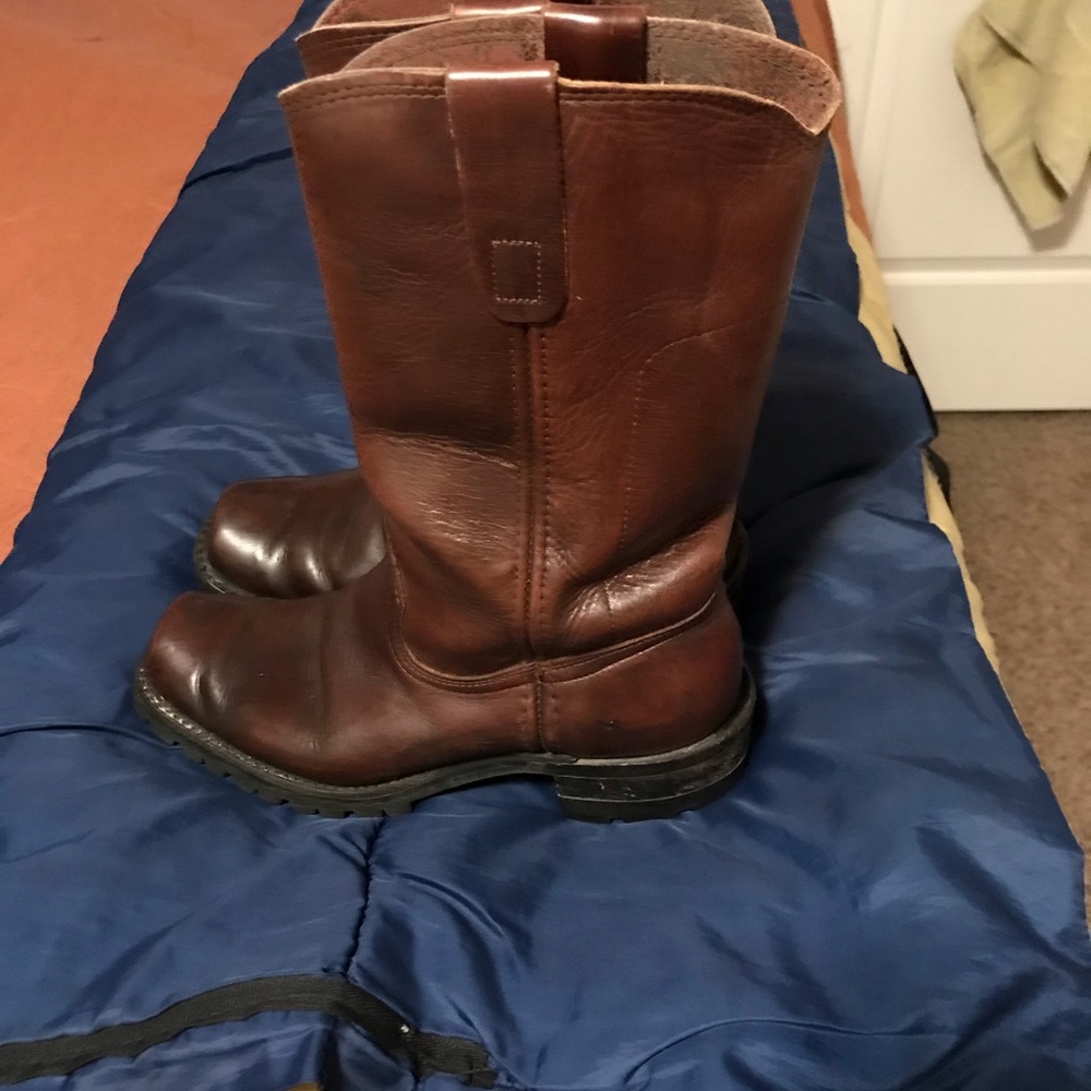 Brown boots